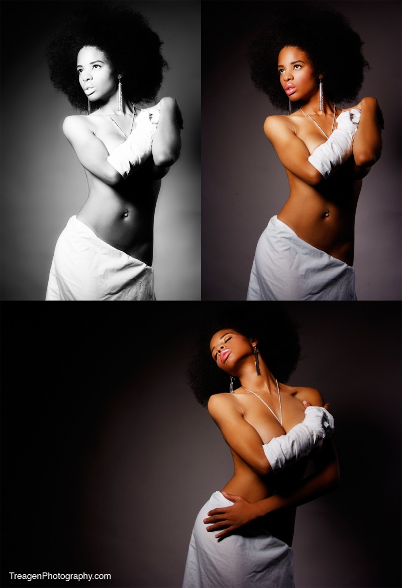 Female model photo shoot of Erika Blackstone in The Penthouse