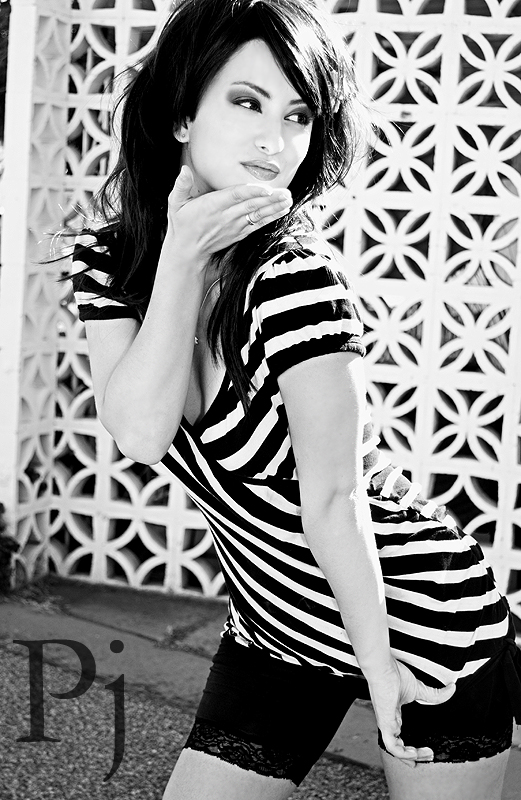 Female model photo shoot of Lovely 1 by PenelopieJones Photo, hair styled by Amber Dexstress 4 hair