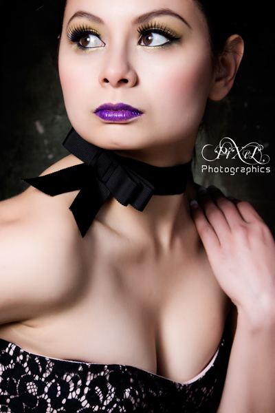 Female model photo shoot of Tanya Scaife by PiXeL Photographics, makeup by Samantha Cheung