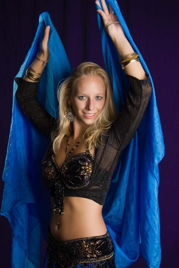 Female model photo shoot of Bellydance Heather by John Hacht