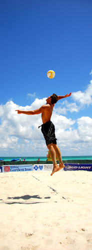 Male model photo shoot of Jonathan Au in south beach Miami, FL
