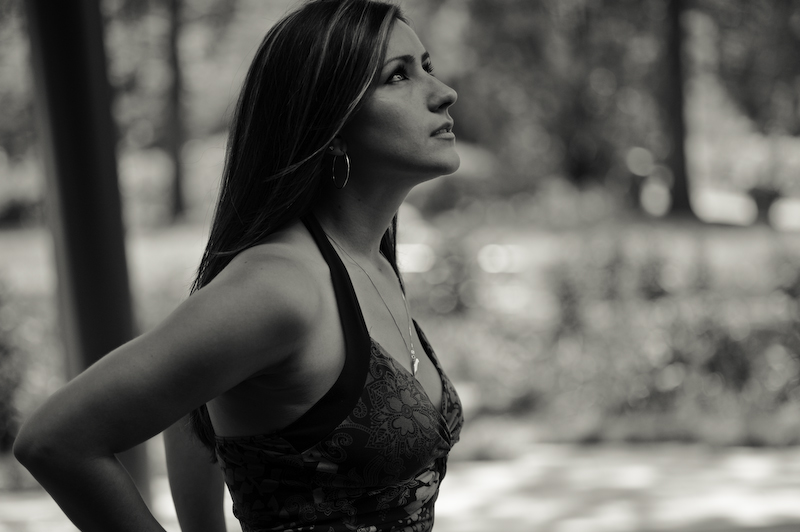 Female model photo shoot of Julia Dennise by Alien LiFe in Queens Botanical Gardens, NY