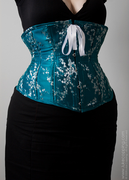 Female model photo shoot of 160 Proof Corsetry by Luke Copping