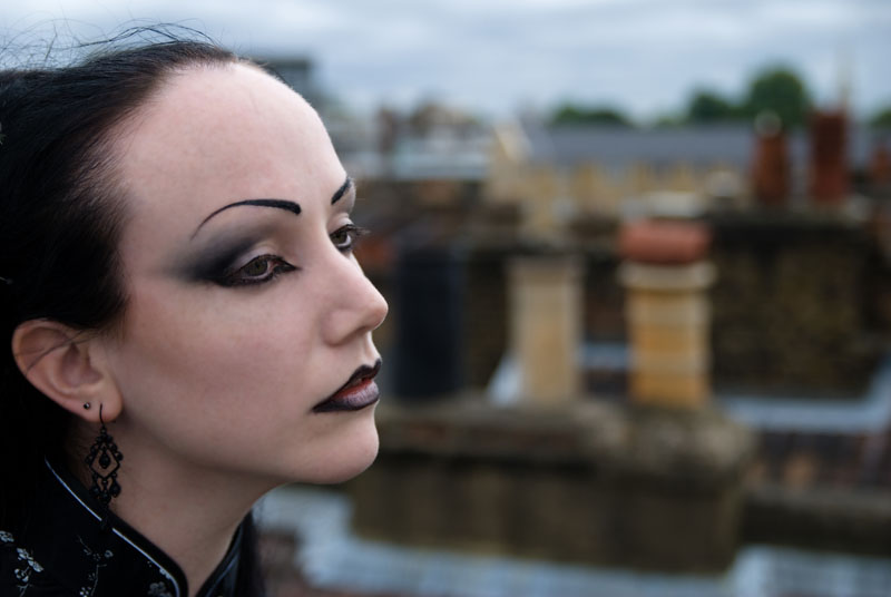 Male and Female model photo shoot of Karohemd and Lady Amaranth in The Perch, London
