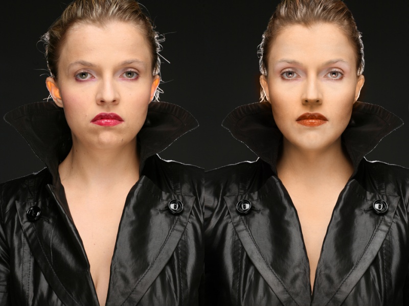 Female model photo shoot of Jessi Tetzloff Retouch by Ron Barlow Photography, makeup by GaucheCoast