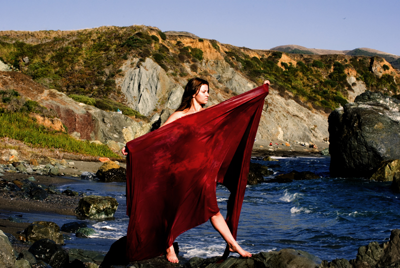 Male and Female model photo shoot of dantuyhoa and Leeanne Radke in Sonoma State Beach