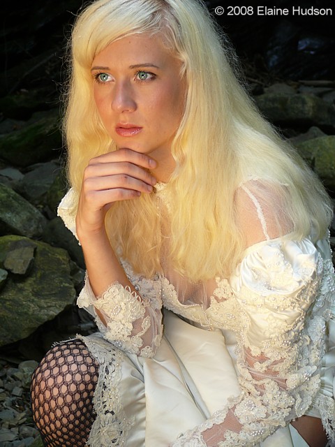 Female model photo shoot of Elaine Hudson in Delaware Water Gap, PA