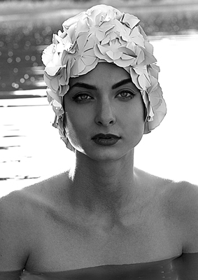 Female model photo shoot of elianna_barel by Eric Rose , hair styled by Lindsey Avenetti