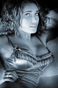 Female model photo shoot of Kat   le Bleu