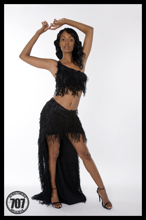 Female model photo shoot of Adeanna by 707 Multimedia, clothing designed by Designer James Head