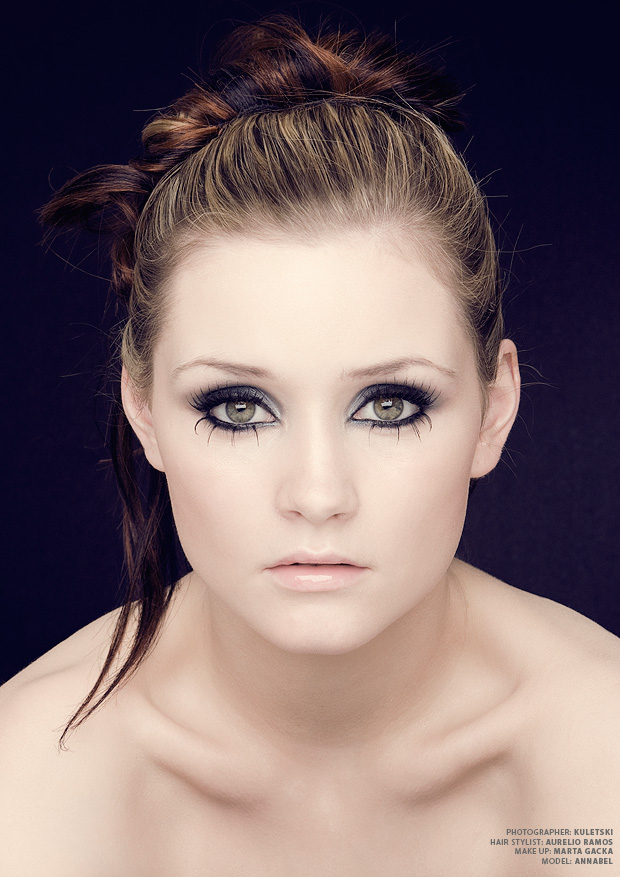 Female model photo shoot of Bella_x by KULETSKI - PHOTOGRAPHER, makeup by Marta Gacka