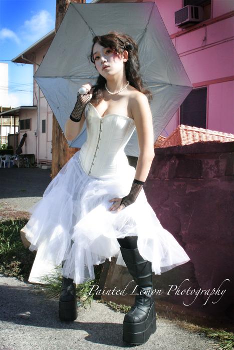 Female model photo shoot of Beauty by Mish and pand0ra9 by Painted Lemon Photo in Honolulu, HI