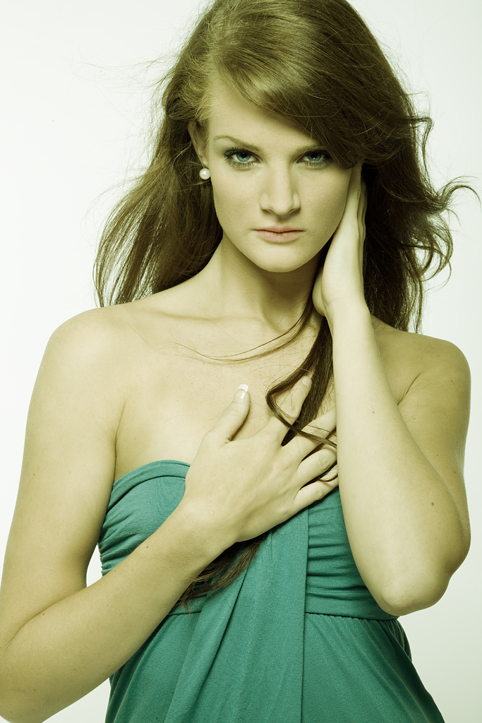 Female model photo shoot of Karine H in Studio