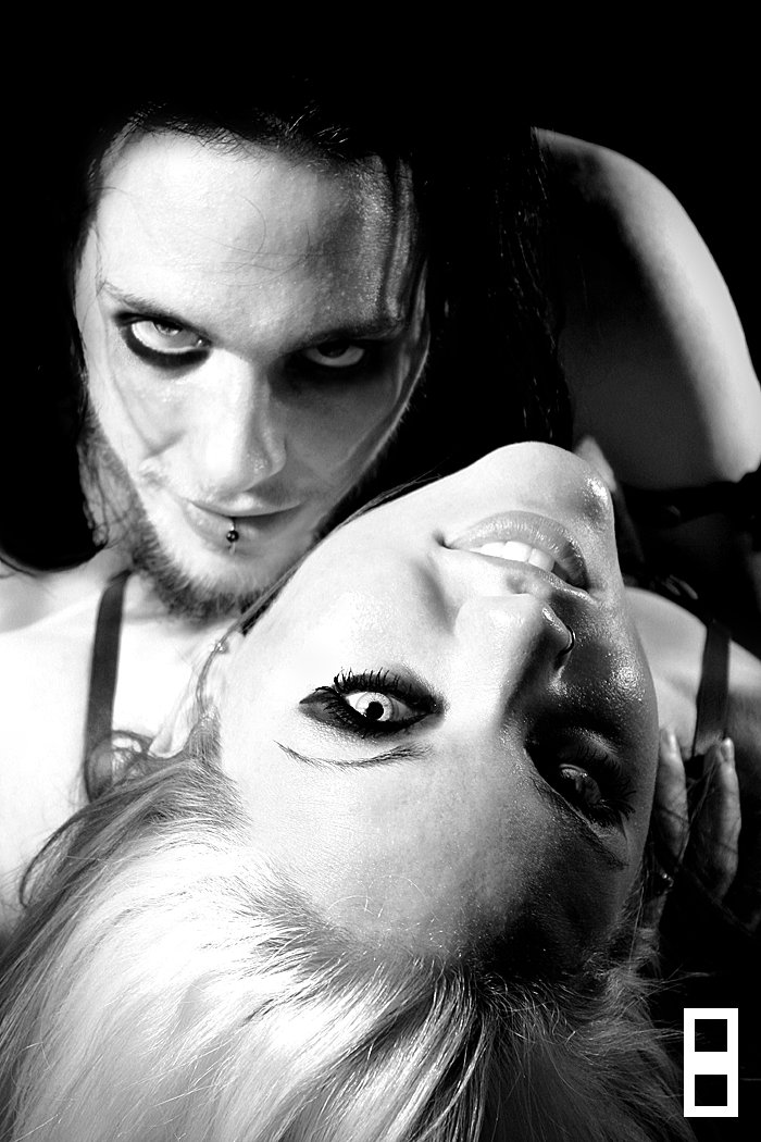Male and Female model photo shoot of Dim McRemnant and Rachael Sin by Leah Noel Photography