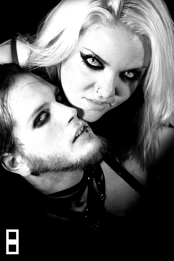 Male and Female model photo shoot of Dim McRemnant and Rachael Sin by Leah Noel Photography