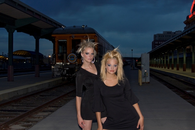 Female model photo shoot of Natkie and Martunia by Theresa J Photography