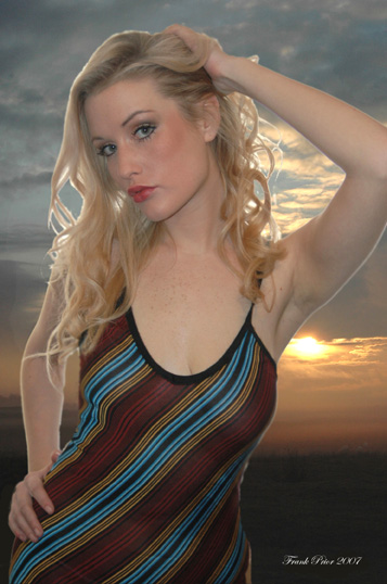 Male and Female model photo shoot of Integrated Images and Melanie Lynn Robson in Studio and River Forth Sunset