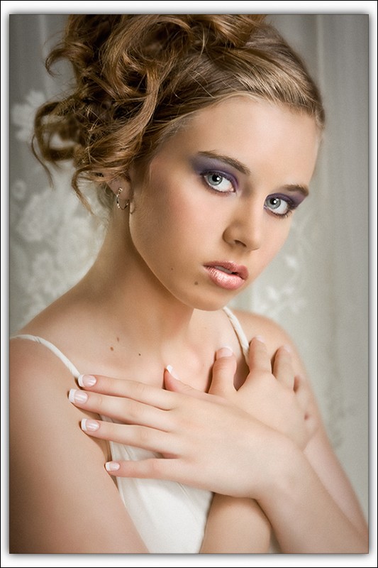 Female model photo shoot of Ashleigh Ann by T R Willmitch, makeup by Little Miss Misha