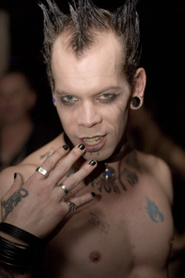 Male model photo shoot of Vampyr Angyls in Hellfire Club, Sydney