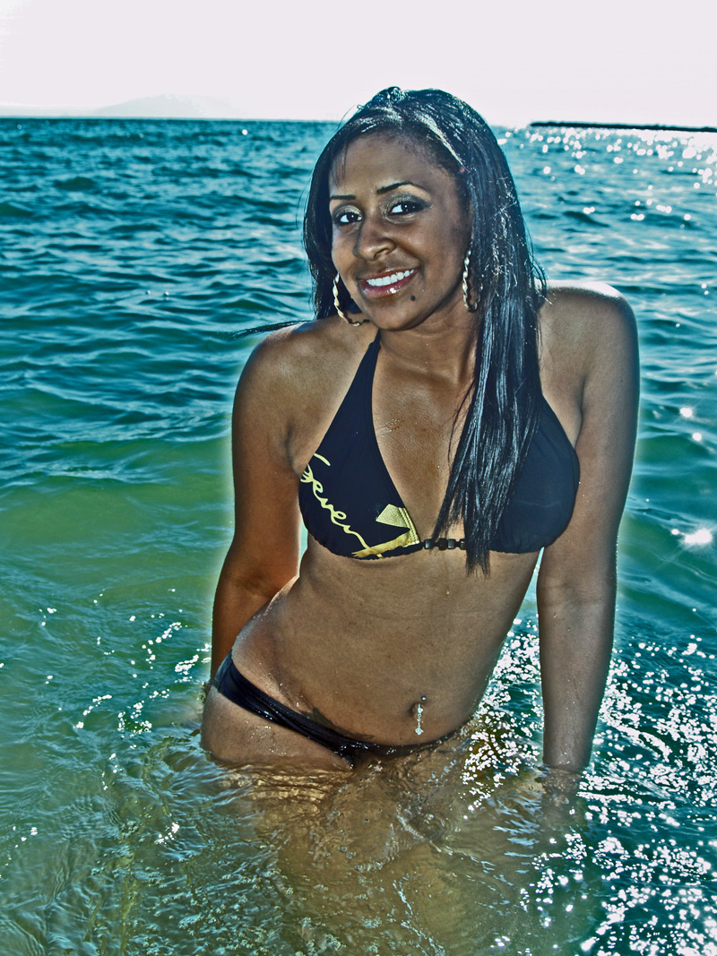 Female model photo shoot of Allena_B in Beach