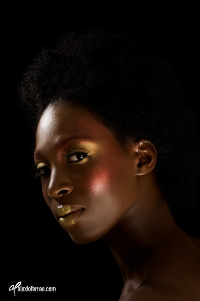 Female model photo shoot of NanaQ by A L E X I O, makeup by ClaireShipman