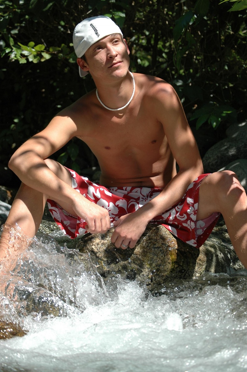 Male model photo shoot of Carter Stevens in Creek Series