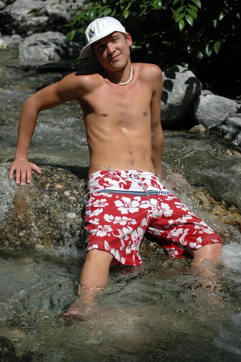 Male model photo shoot of Carter Stevens in Creek Series