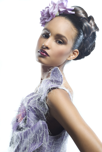 Female model photo shoot of TYSHELLE LANE by Drexina Nelson  in atl, makeup by Stephanie Dawn Beauty