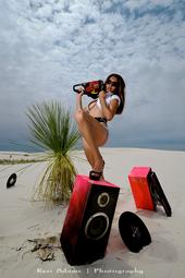 Female model photo shoot of ElenaFlores in White Sands, NM