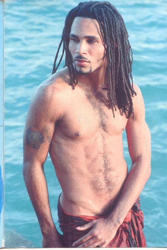 Male model photo shoot of HASAHN in south beach