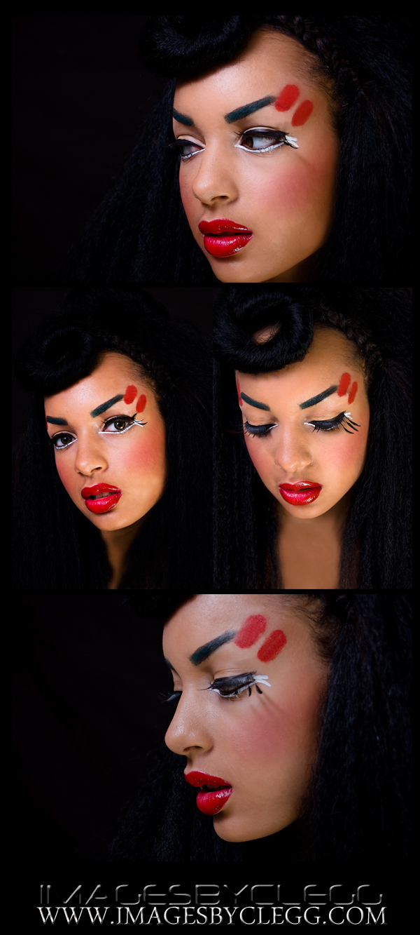 Female model photo shoot of Shamyra Shepard  by Derrick S Clegg in Greensboro NC, makeup by LADIEKADIVA