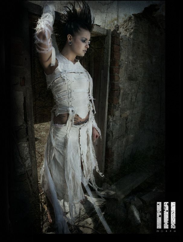 Female model photo shoot of Morph Clothing