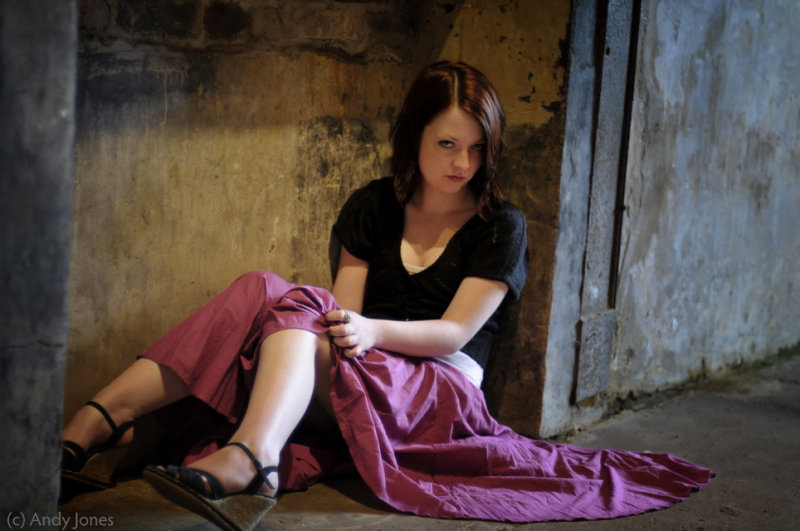 Female model photo shoot of stonedsiren by AndrewJones in Tintern Abbey, Wexford