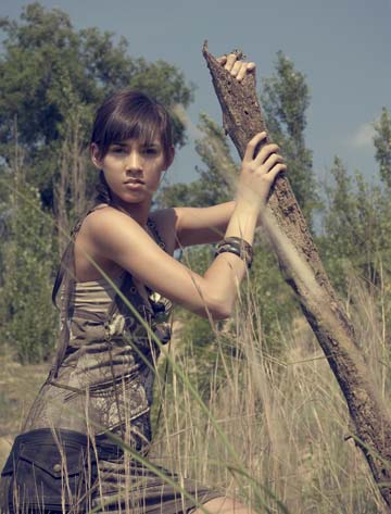 Female model photo shoot of carol wood, wardrobe styled by Beckett McMahan