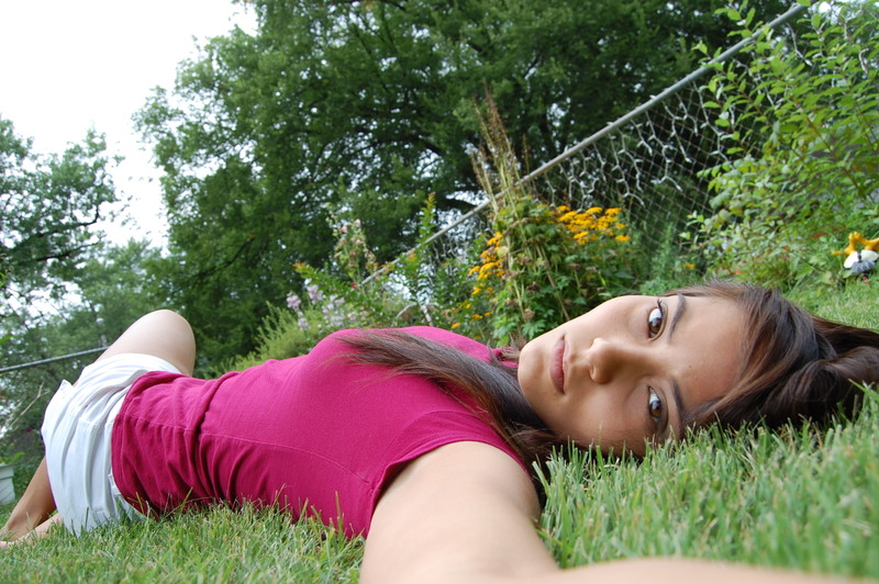 Female model photo shoot of Venus The Dead Girl in My Backyard