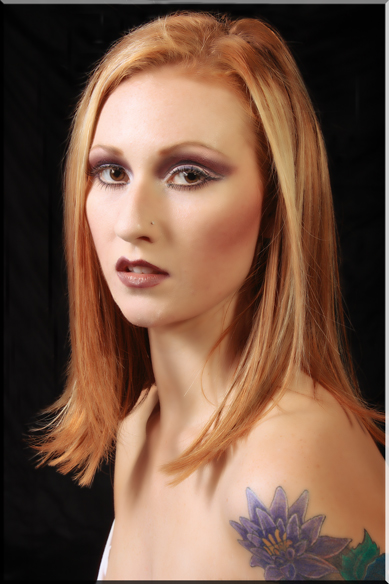 Female model photo shoot of About Face MUA and Ckat by FaceValueImages in KTPhotography Studio