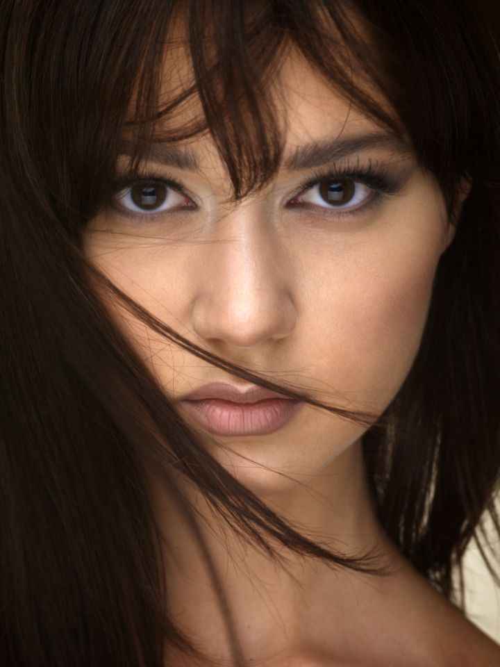 Female model photo shoot of mKarma -  Khush Singh, makeup by mKarma -  Khush Singh