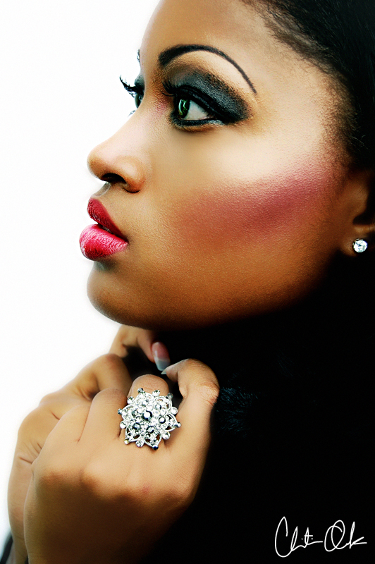 Female model photo shoot of Ouk Photography and Chanell in Houston, TX, makeup by Dawn Aisha