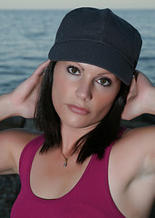 Female model photo shoot of Corrie Dawn Swaris in on the lake