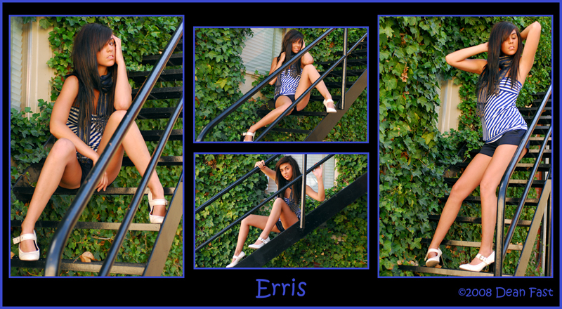 Female model photo shoot of Erris