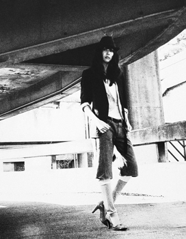 Female model photo shoot of Hitomi Mochizukii in Street