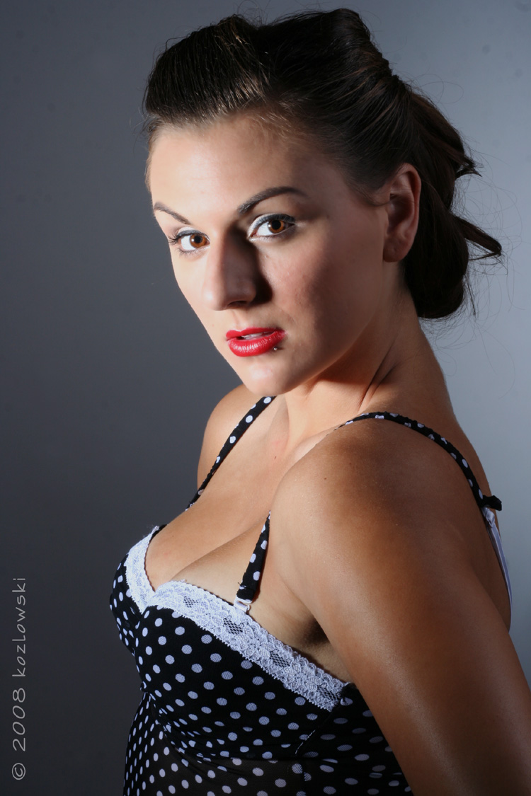 Female model photo shoot of Stephanie Oliver by Joe Koz in Tucson, AZ, makeup by War Paint