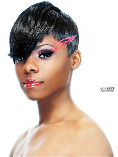 Female model photo shoot of MISS ATLANTIS by Kever Conyers III, hair styled by MISS ATLANTIS, makeup by Beauty of Atlantis
