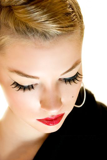 Female model photo shoot of Gabrielle Lassiter, makeup by LADIEKADIVA