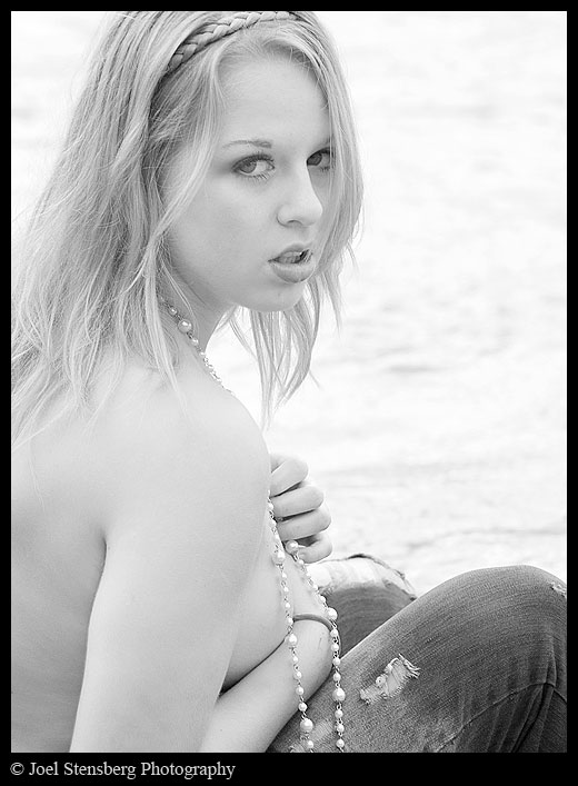 Female model photo shoot of hayley louise in beach