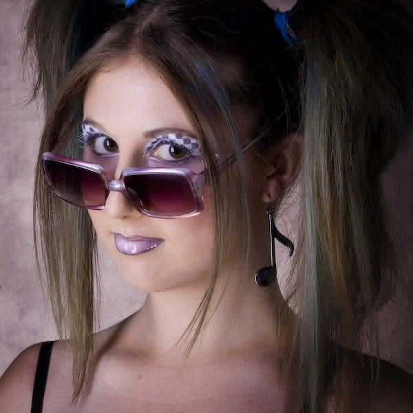 Female model photo shoot of Monster Princess Art and Tessara by Jacquie Van Tichelt in Corning, Ca.