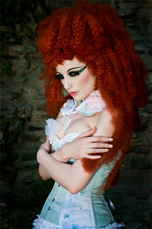 Female model photo shoot of Cerys Make-up Artist  and Ulorin Vex by Rebecca Knowles  in Camarthen 