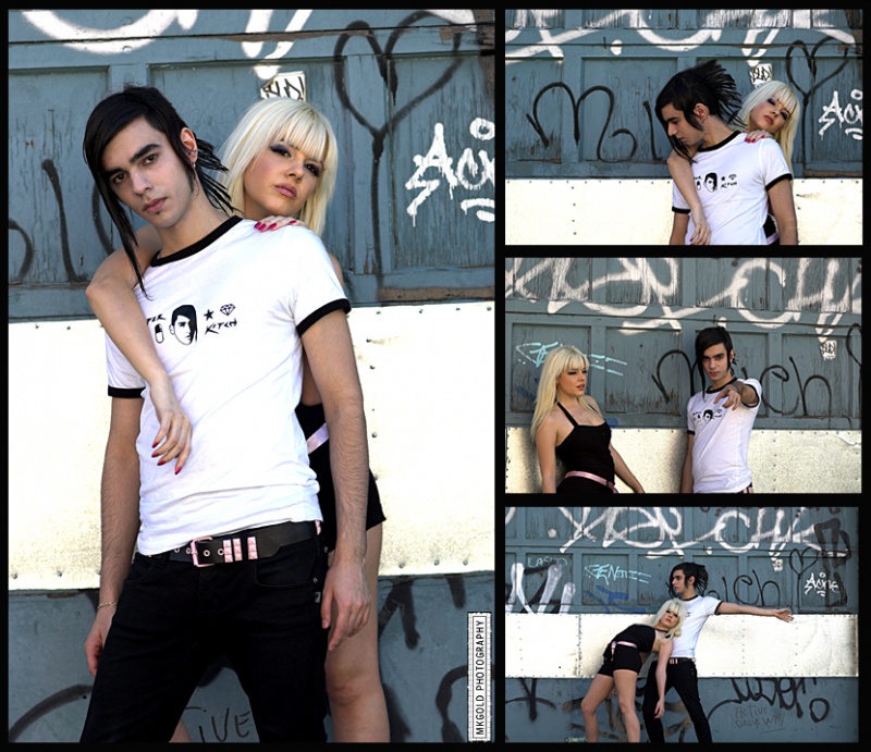 Male and Female model photo shoot of Leo L and muffy of course by Dodgy Pint Photography in NYC