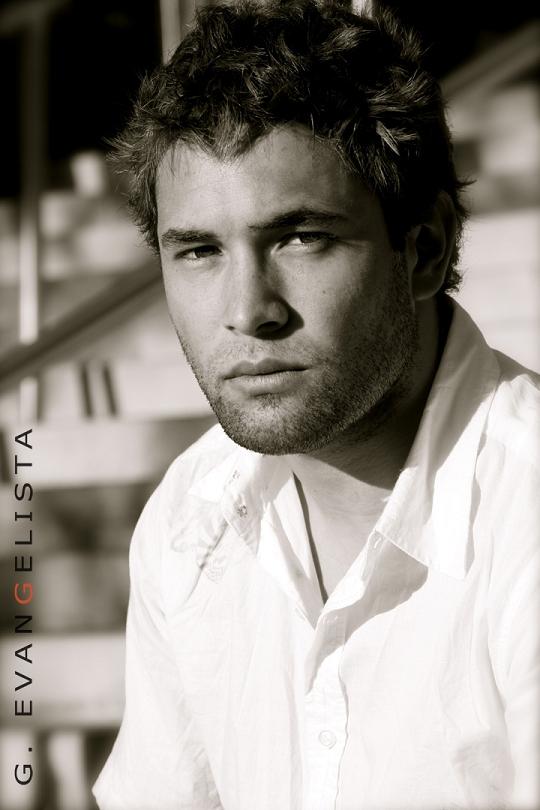 Male model photo shoot of Adriu C Lobendahn by George Evangelista