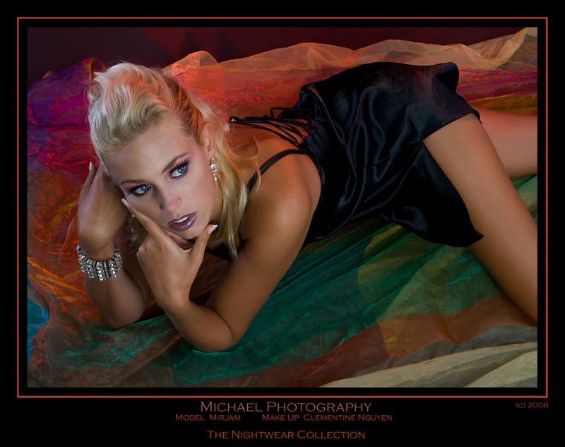 Female model photo shoot of o0mirjam0o by Michael Fotografie in Studio Leiden - NL, makeup by Clementine Nguyen